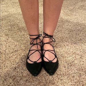 Old Navy Lace Up ballet flats
